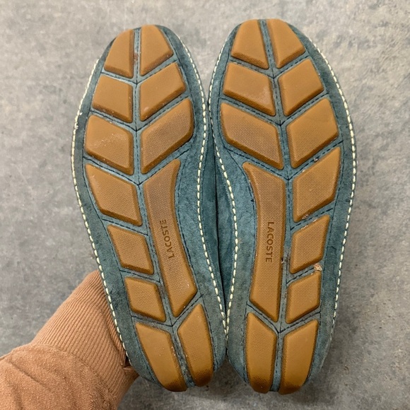Lacoste Green Suede Women's Loafers - Picture 4 of 4